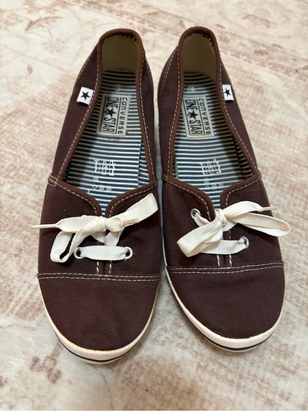Converse wedge slip on tennis shoes